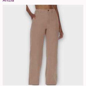 Aritzia TNA Greenwich Carpenter Pants Pinkish Beige